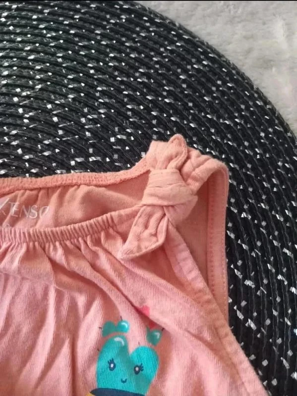 Combishort rosa para niña – In Extenso – 12 meses – photo 3